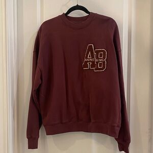 Anine Bing MILES OVERSIZED SWEATSHIRT LETTERMAN
